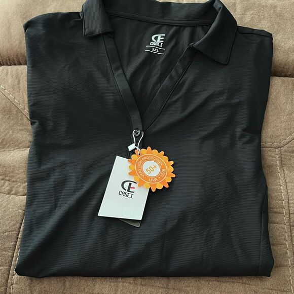 Casei Womens Golf Polo Shirt with Quick Dry Moisture Wicking. SPF 50+. Size 3XL - Picture 3 of 9